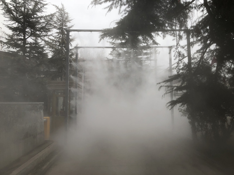 食品厂自动喷雾消毒系统